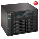 ASUSTOR AS6508T, 8Gb DDR4 Ram, 8 Yuvalı (8x22TB Destek), 2xM.2 NVMe PCI-e, 2x10GbE, 2x2.5GbE Network, 2xUSB 3.2, Tower NAS (Yedekleme) Cihazı - Görsel 4