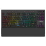 RAMPAGE BERU, Siyah, 2.4Ghz ve Bluetooth Kablosuz, RGB Lighting, RED Switch MECHANICAL, ABS Case, 1000mAh Bataryalı Gaming Klavye - Görsel 2