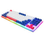 ACER eMachines, EAK216, Beyaz, USB Kablolu, Rainbow Backlight, Membran Renkli Tuşlar, Türkçe Q, 90 Tuşlu, Gaming Klavye - Görsel 3