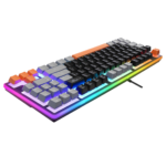 ACER eMachines, EAK216, Siyah, USB Kablolu, Rainbow Backlight, Membran Renkli Tuşlar, Türkçe Q, 90 Tuşlu, Gaming Klavye - Görsel 4