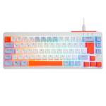 ACER eMachines, EAK810, Beyaz, USB Kablolu, Rainbow Backlight, Membran Renkli Tuşlar, Türkçe Q, 68 Tuşlu, Gaming Klavye