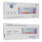 ACER eMachines, EAK810, Beyaz, USB Kablolu, Rainbow Backlight, Membran Renkli Tuşlar, Türkçe Q, 68 Tuşlu, Gaming Klavye - Görsel 5