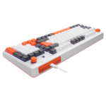 ACER eMachines, EAK860, Beyaz, USB Kablolu, Rainbow Backlight, Membran Renkli Tuşlar, Türkçe Q, 100 Tuşlu, Gaming Klavye - Görsel 4