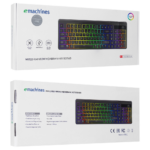 ACER eMachines, EAK860, Siyah, USB Kablolu, Rainbow Backlight, Membran Tuşlar, Türkçe Q, 100 Tuşlu, Gaming Klavye - Görsel 5