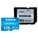 KIOXIA 128GB ExceriaG2, LMEX3L128GG2, A2 V30 4K, CL10, 160Mb/s, MicroSD Kart Bellek (SD Adaptörlü) - Görsel 3