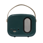 MIKADO MD-24BT, Echoes, Yeşil, 3W, Taşınabilir, USB/TF Kart/Bluetooth, 800mAh, Klasik Retro Müzik Kutusu - Görsel 4