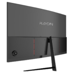 RAYDIN MM24RFA-200HZ, 23.6", 1ms, 200Hz, Full HD, HDMI, DP, Hoparlör, VA LED, R1650 Curved, Frameless, FreeSync Gaming Monitör - Görsel 4