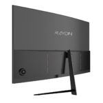 RAYDIN MM24RFA-240HZ, 23.6", 1ms, 240Hz, Full HD, HDMI, DP, Hoparlör, VA LED, R1650 Curved, Frameless, FreeSync Gaming Monitör - Görsel 4