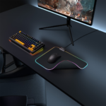 Rampage MP-21, PULSAR M RGB, 252x328x3mm, RGB Led, Gaming, MOUSE PAD (Siyah) - Görsel 4