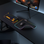 Rampage MP-23, BLITZ M RGB, 252x328x3mm, RGB Led, Gaming, MOUSE PAD (Siyah) - Görsel 4