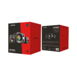 RAMPAGE RMS-G8,Antares, 25W, 2+1, Masaüstü, FM/BT/SD/USB, Rainbow Aydınlatma, Siyah Kasa, Speaker - Görsel 5