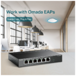 TP-LINK TL-SF1006P, 6 Port, MegaBit, 4 Port PoE 67W, Yönetilemez, Metal Kasalı Switch - Görsel 4