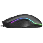 EVEREST SM-F09, TITANIO, RGB Aydınlatma, USB Kablolu, Programlanabilir 6 Tuşlu, Gaming Mouse, 7.200 DPI, Siyah - Görsel 4
