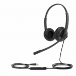 YEALINK UH34, Kablolu, Teams Uyumlu, 3,5mm Jac, USB-A, USB-C, Çift Taraflı, Gürültü Engelleyici, Çağrı Merkezi, Ofis, Toplantı, Microfonlu Kulaklık