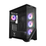 VENTO VG4202FLA ATX Tower, 850W 80+ Siyah,  Temperli Cam, RGB, Mesh, ATX GAMING KASA