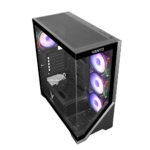 VENTO VG4202FLA ATX Tower, 850W 80+ Siyah,  Temperli Cam, RGB, Mesh, ATX GAMING KASA - Görsel 3