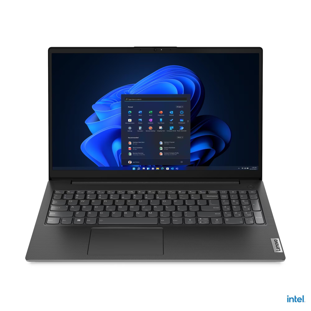 83A100NSTX_1 LENOVO 83A100NSTX, V15, i5-13420H, 15,6" FHD, 16Gb Ram, 1Tb SSD, Paylaşımlı Ekran Kartı, Free Dos Notebook - Görsel 1