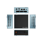 PELADN WO4 Serisi, AMD Ryzen 7 5700U, 16Gb Ram, 512Gb SSD, 1xHDMI, 1xDP,  4xUSB, 1xType-C, 2xLAN, Paylaşımlı Ekran Kartı, Wi-Fi6, Bluetooth 5.2, Windows 11 Pro, MFF MiniPC - Görsel 5